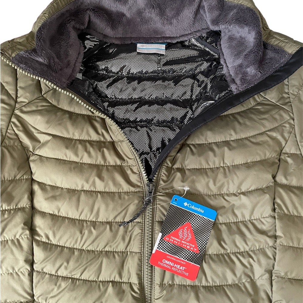 Women’s Columbia Omni Heat Jacket Olive Green - Small